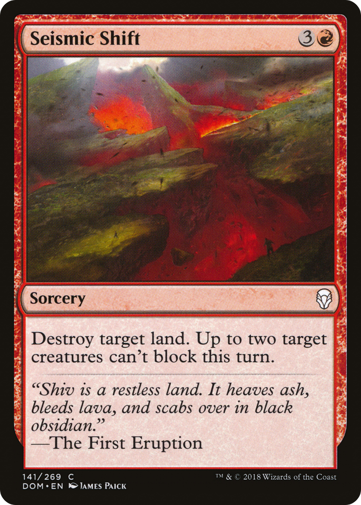 Déplacement sismique (DOM-141) - Dominaria 