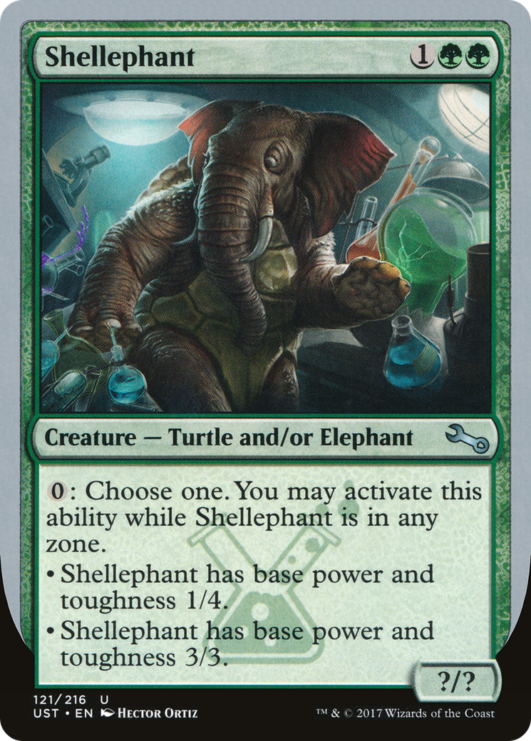 Shellephant (UST-121) - Feuille instable 