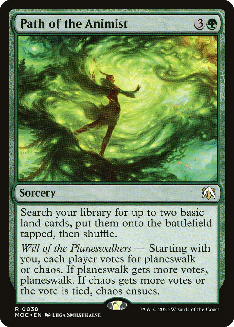 Path of the Animist (MOC-038) - March of the Machine Commander