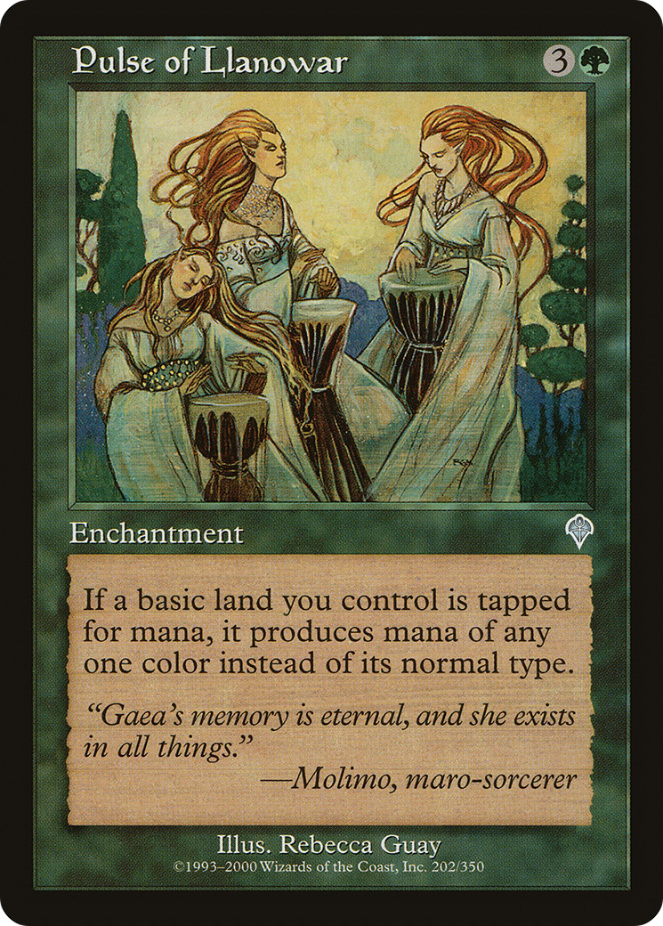 L'Impulsion de Llanowar (INV-202) - Invasion Foil 