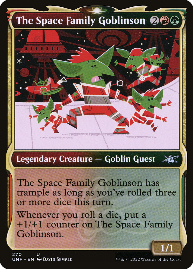 La Famille Goblinson de l'Espace (UNF-270) - Unfinity : (Vitrine) 