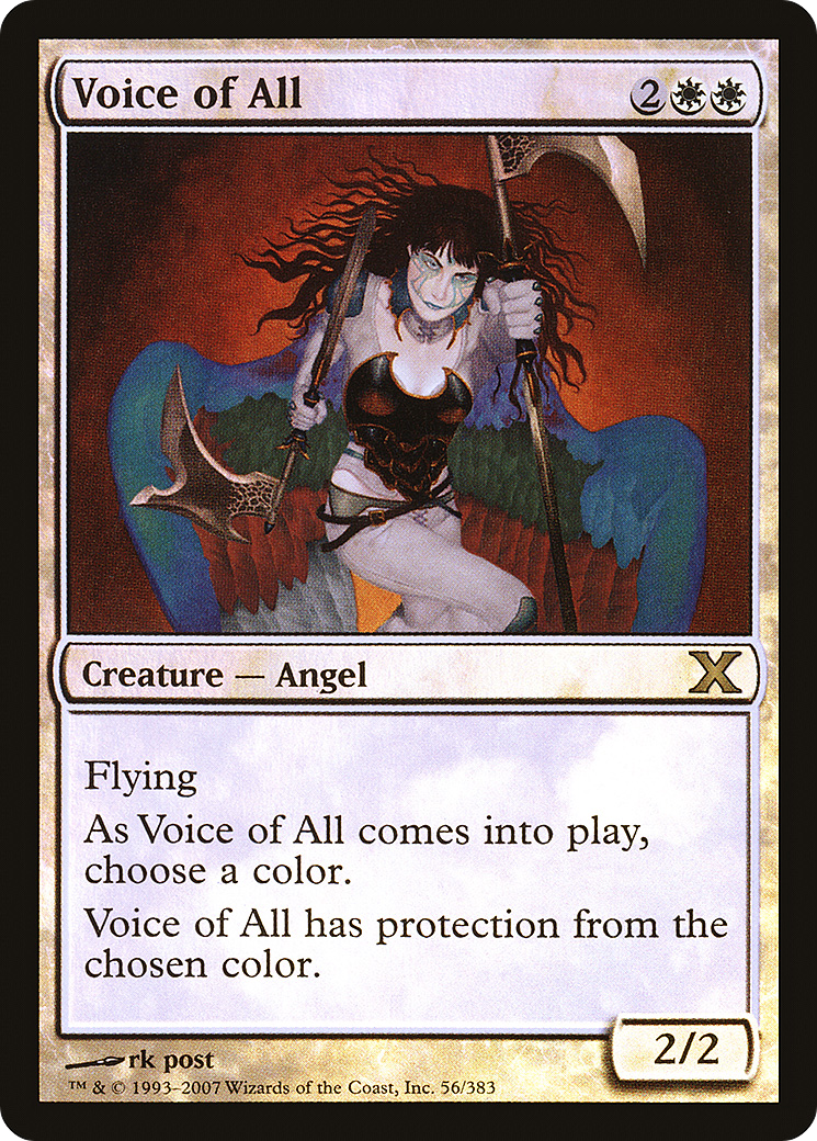 Voice of All (10E-56★) - Tenth Edition Foil