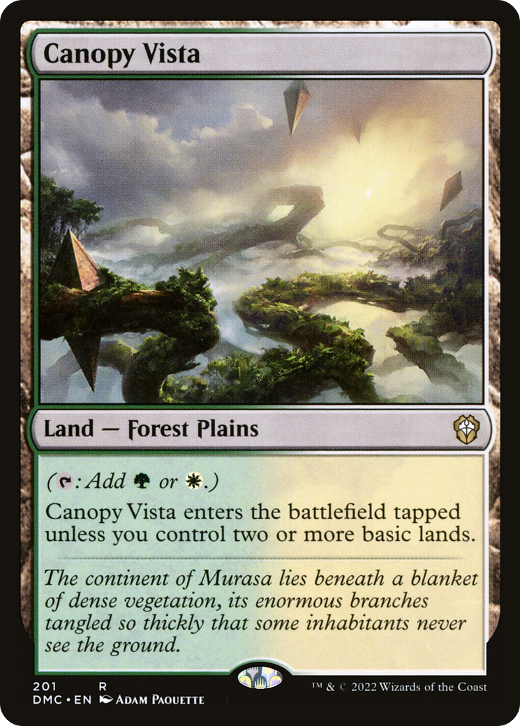Canopy Vista (DMC-201) - Dominaria United Commander 