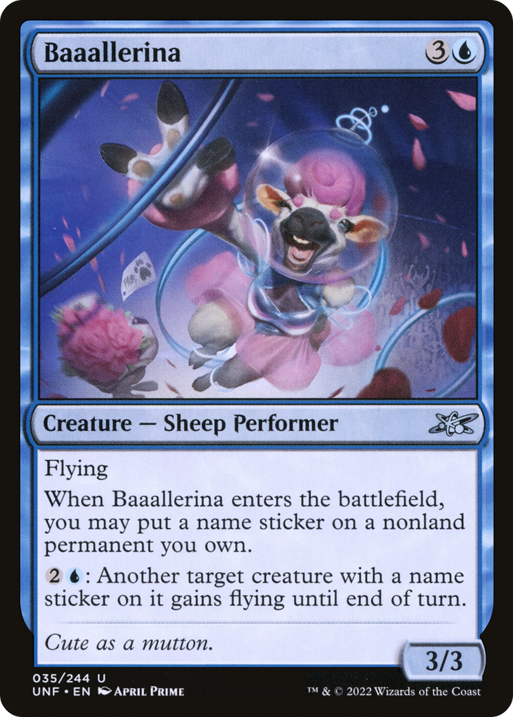 Baaallerina (UNF-035) - Feuille d'Unfinity