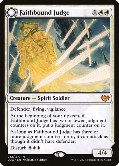 Faithbound Judge (VOW-012) - Innistrad: Crimson Vow: (Double Faced Transform)