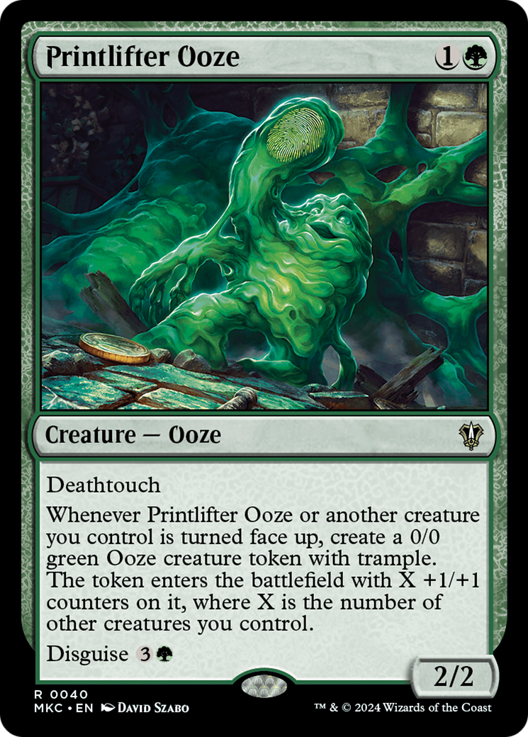 Printlifter Ooze (MKC-040) - Meurtres au manoir de Karlov