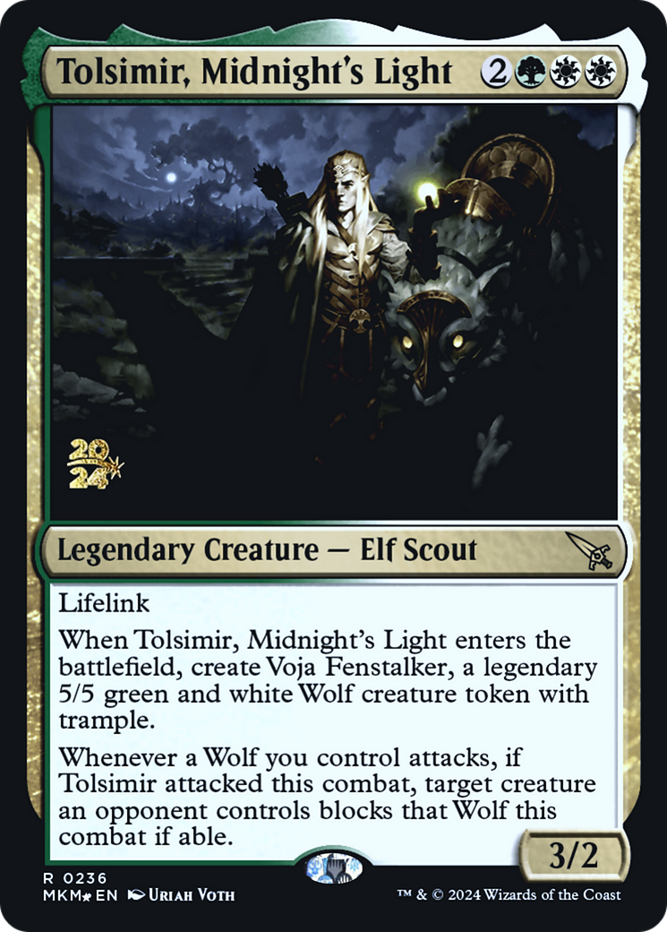 Tolsimir, Midnight's Light (PRE-236) - Murders at Karlov Manor Promos Foil