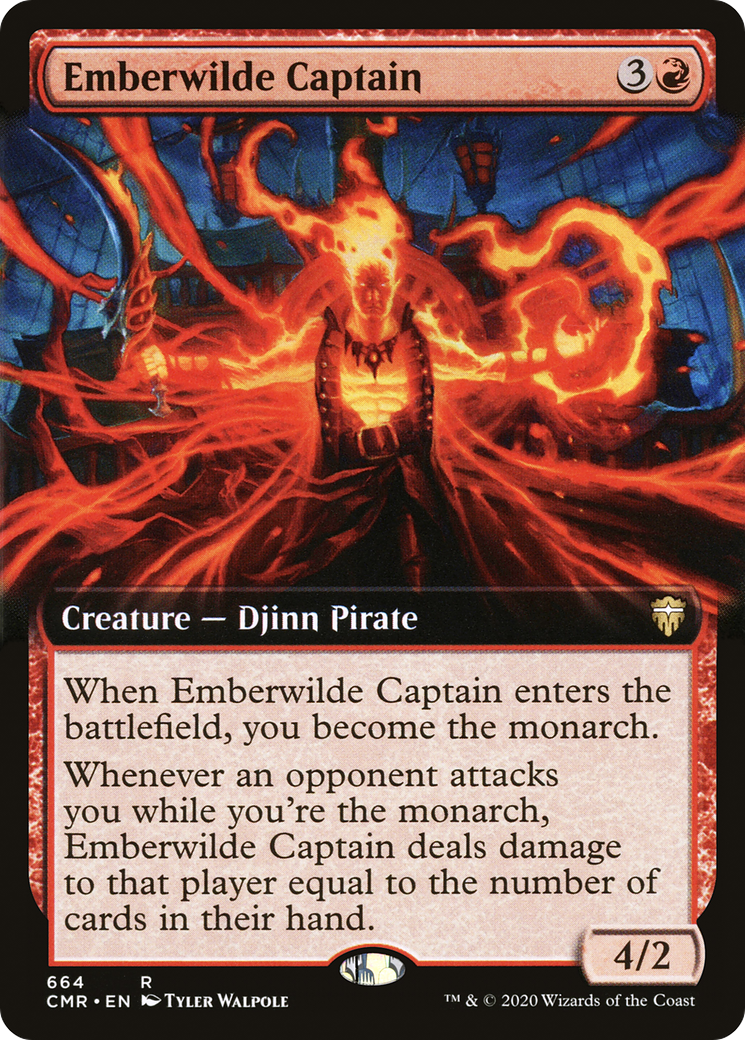 Capitaine Emberwilde (CMR-664) - Commander Legends : (Extended Art) Foil 