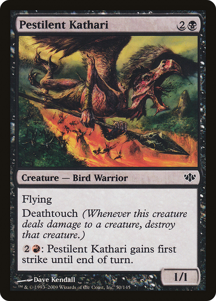 Kathari pestilentiel (CON-050) - Feuille de Conflux 
