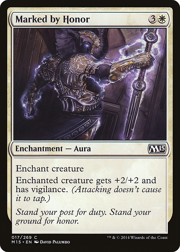 Marked by Honor (M15-017) - Magic 2015 Foil