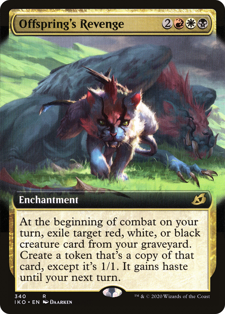 La Revanche de la Progéniture (IKO-340) - Ikoria : Le Repaire des Béhémoths : (Illustrations étendues)