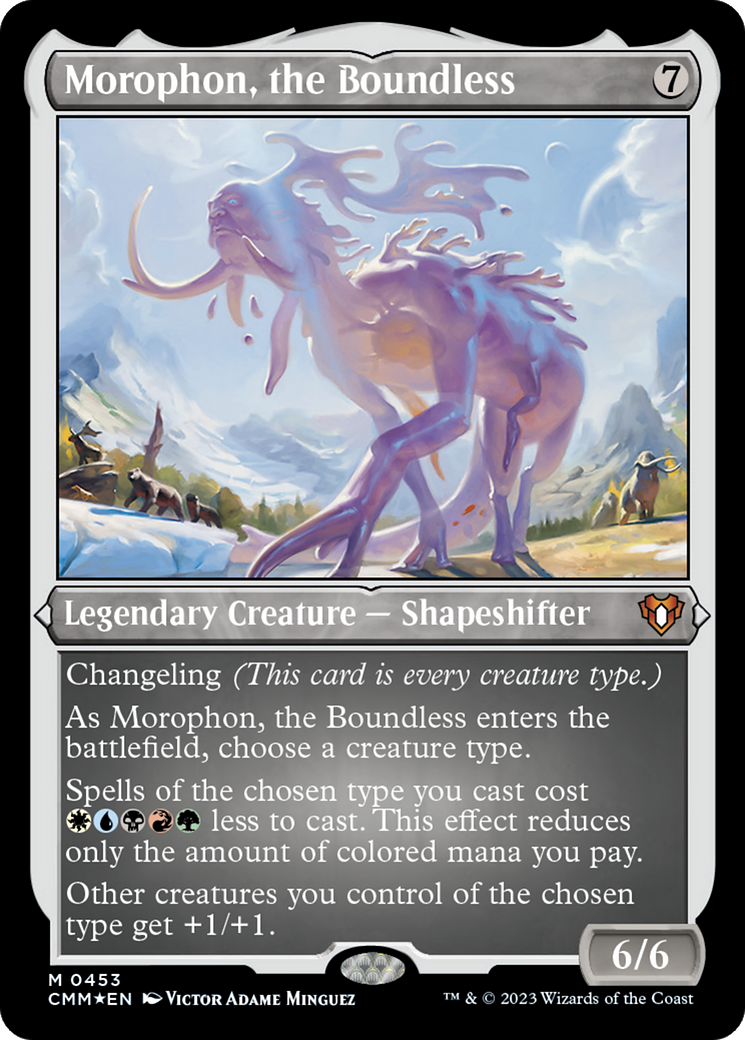 Morophon, l'Infini (CMM-453) - Commander Masters Etched Foil 
