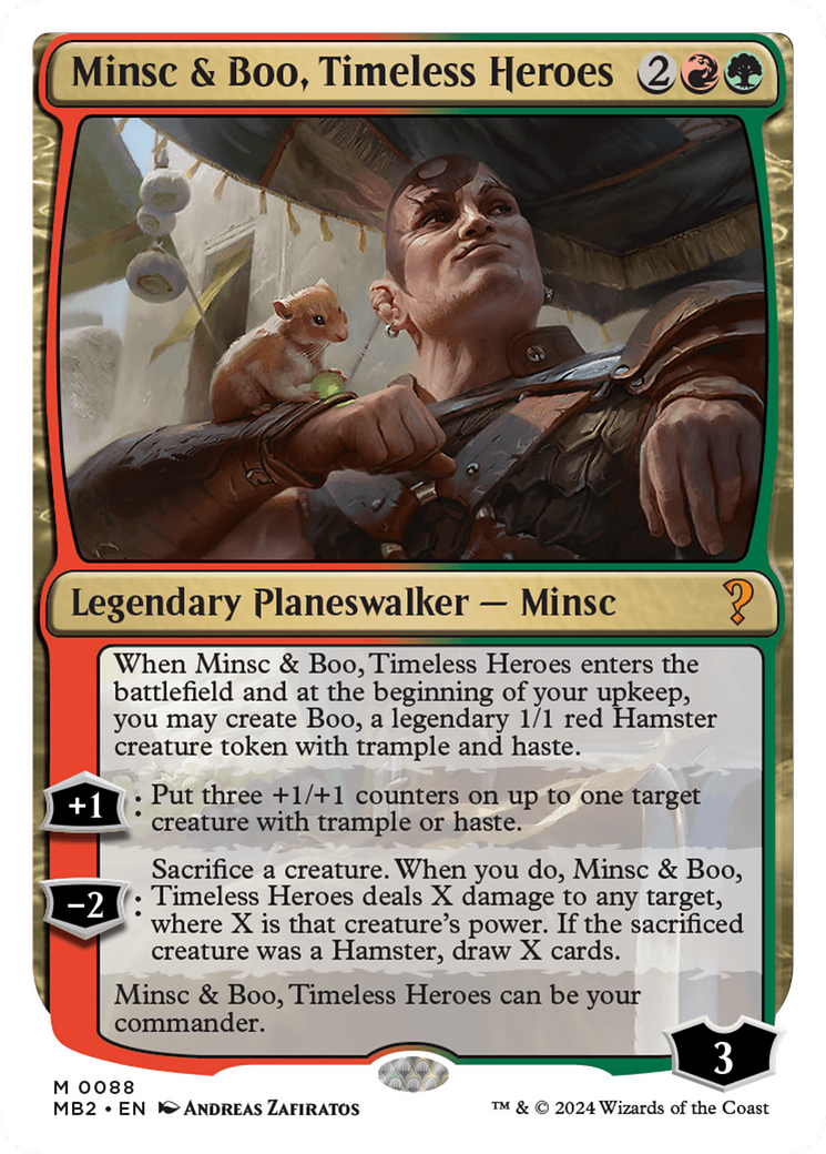 Minsc et Boo, Héros Intemporels (MB2-088) - Mystery Booster 2 