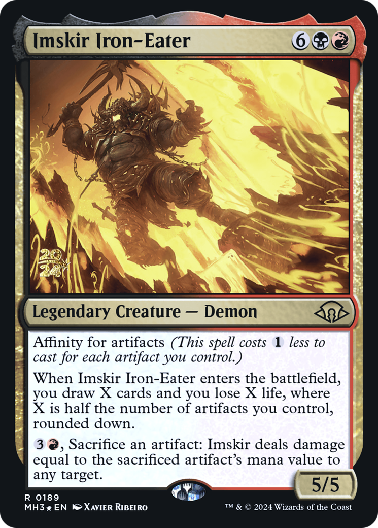 Imskir Iron-Eater (PRE-189) - Modern Horizons 3 Promos Foil