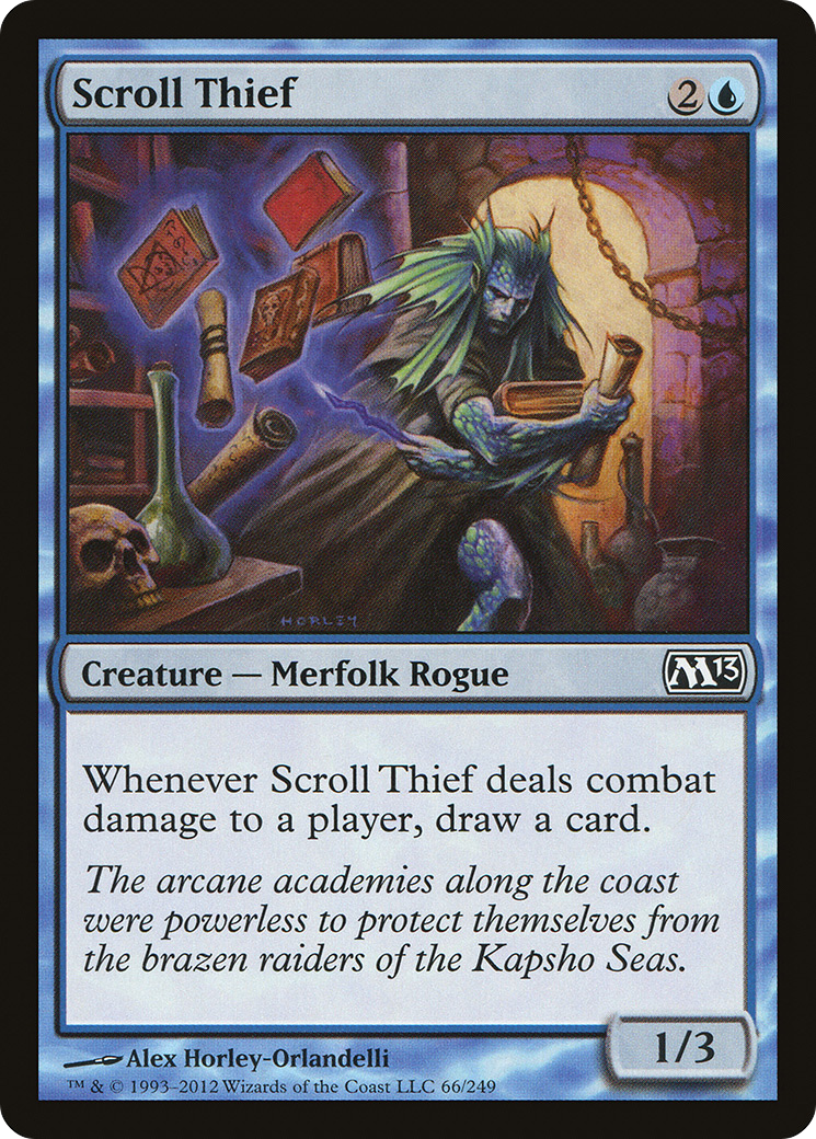 Scroll Thief (M13-066) - Magic 2013 Foil