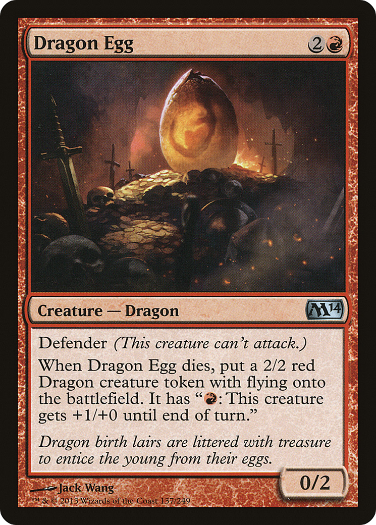 Œuf de dragon (M14-137) - Magic 2014 