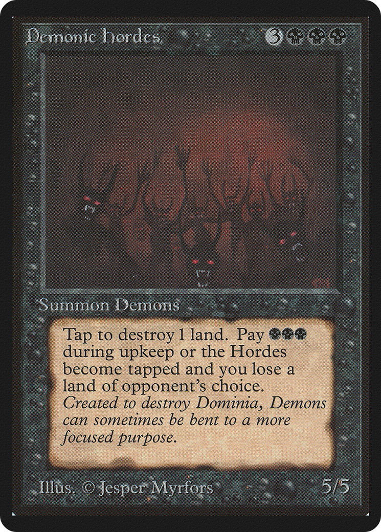 Demonic Hordes (LEB-104) - Limited Edition Beta