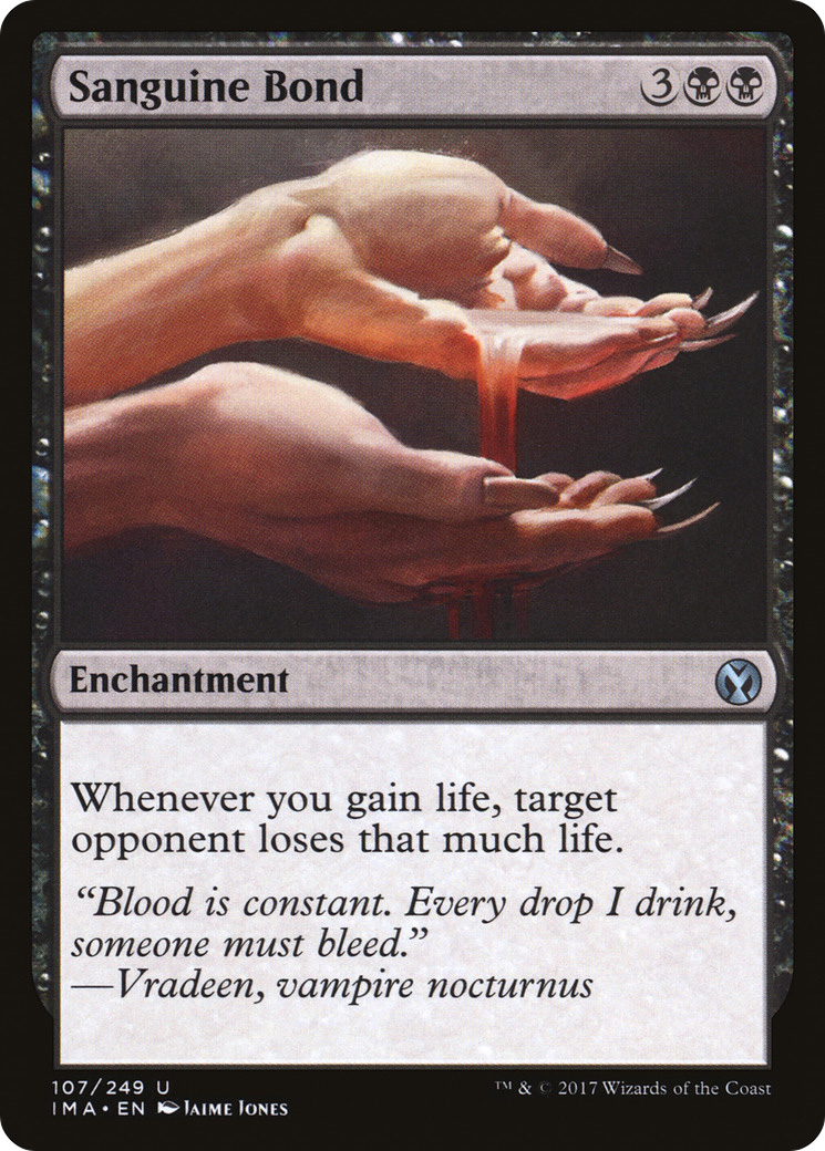 Sanguine Bond (IMA-107) - Feuille emblématique des Masters 