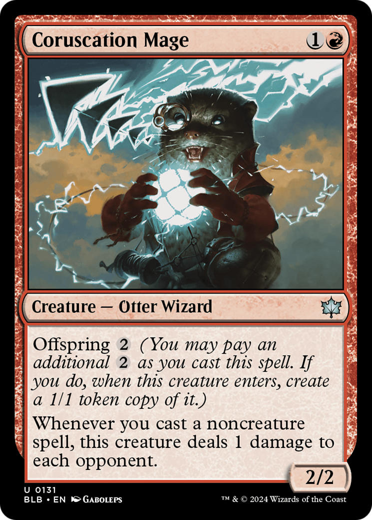 Mage Coruscation (BLB-131) - Bloomburrow 