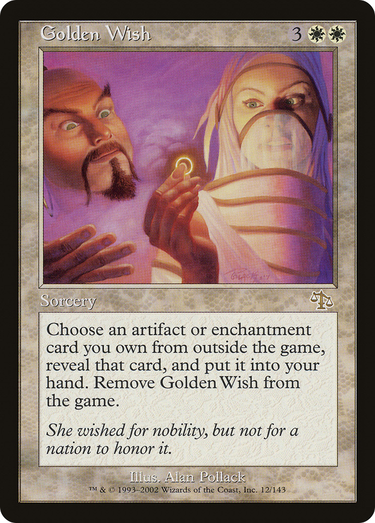 Golden Wish (JUD-012) - Feuille de jugement 