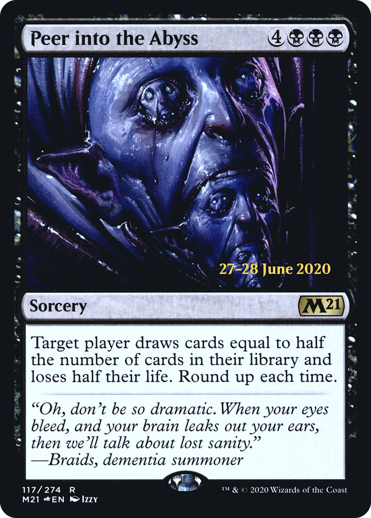 Peer into the Abyss (PRE-117S) - Core Set 2021 Promos Foil