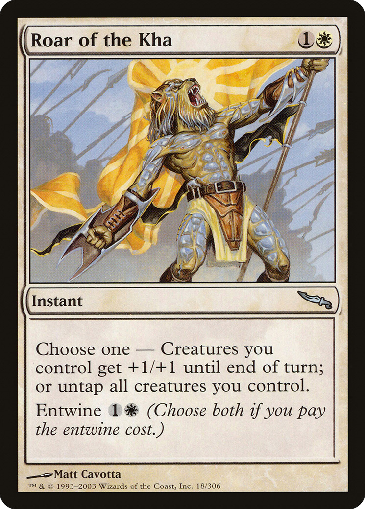 Le Rugissement des Kha (MRD-018) - Mirrodin Foil 