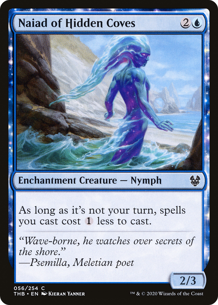 Naïade des criques cachées (THB-056) - Theros au-delà de la mort : (enchantement) Foil