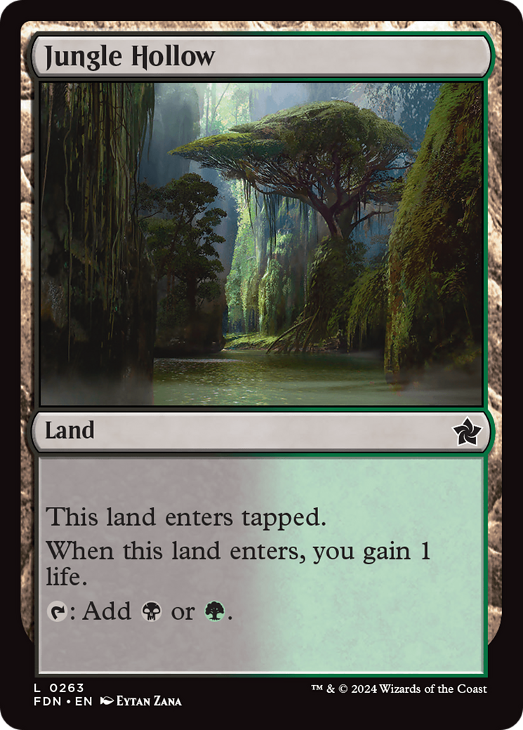 Jungle Hollow (FDN-263) - Fondations Foil 