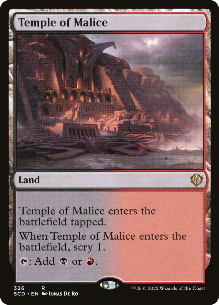 Temple of Malice (SCD-326) - Starter Commander Decks