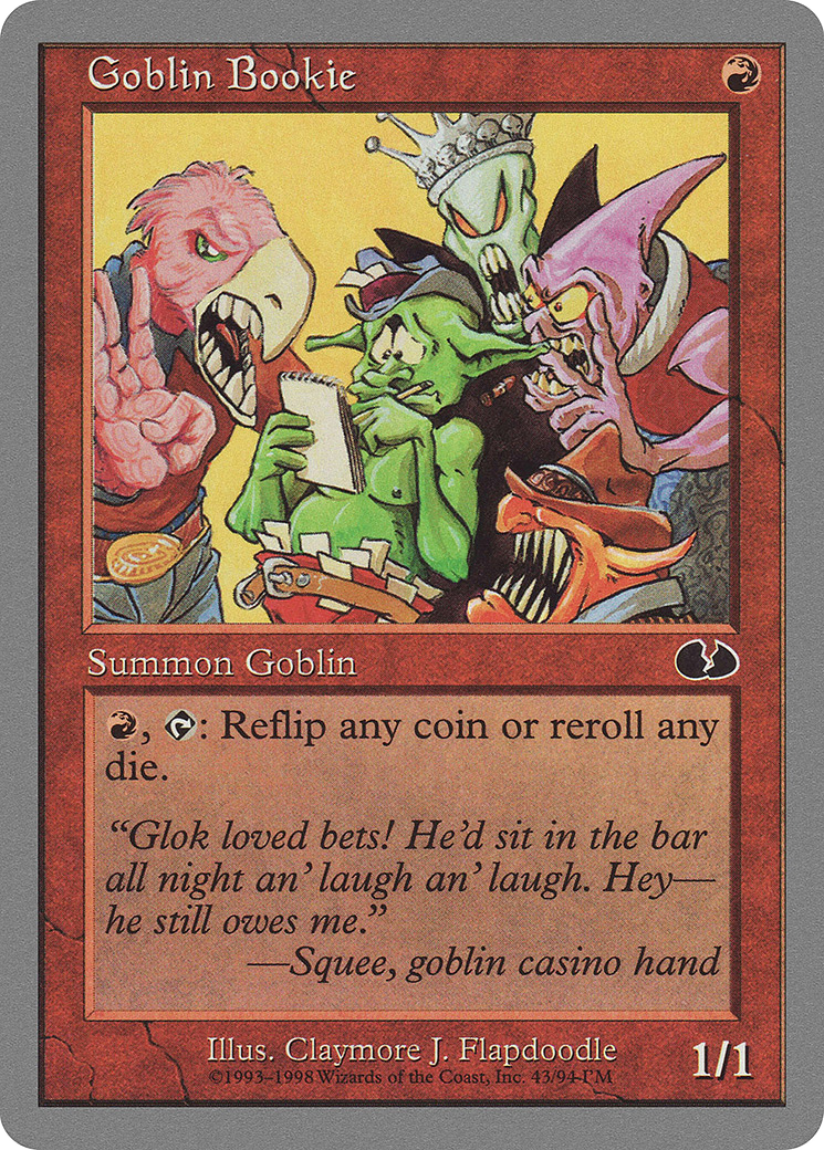 Goblin Bookie (UGL-043) - Décollé 