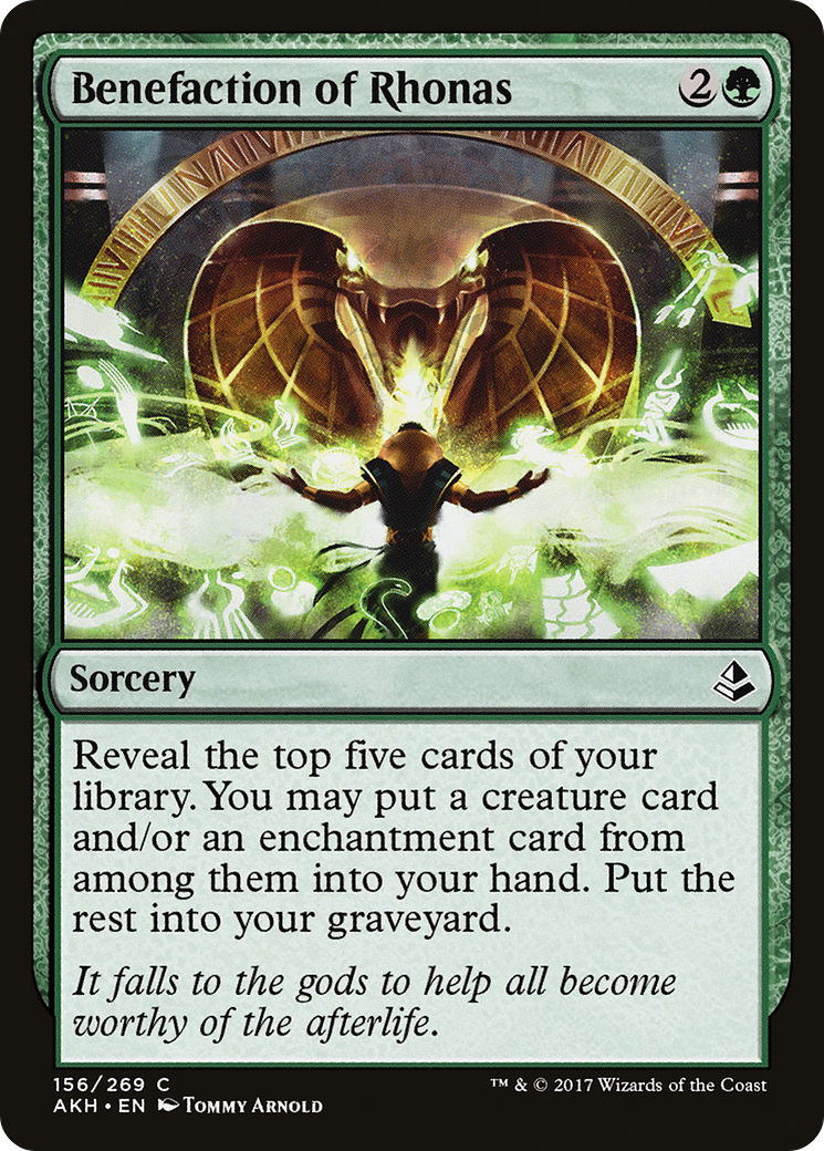 Bienfait de Rhonas (AKH-156) - Amonkhet 