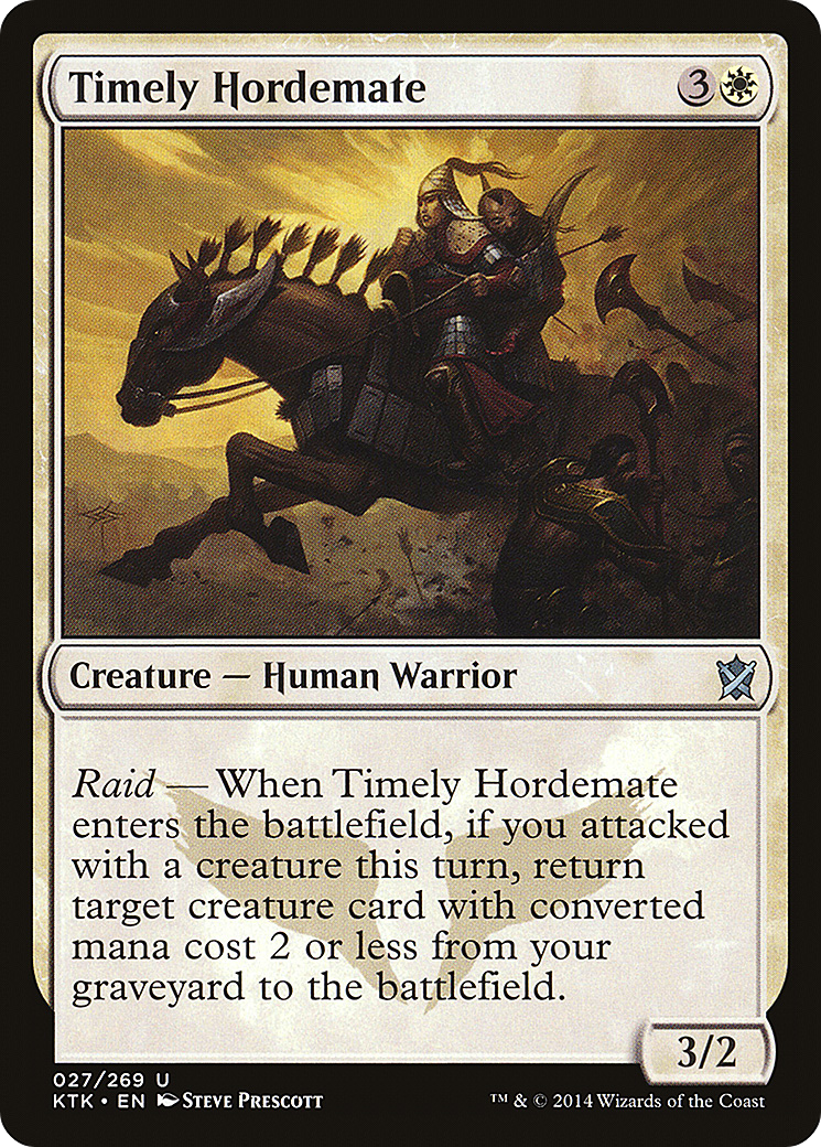 Compagnon de la Horde opportun (KTK-027) - Les Khans de Tarkir 
