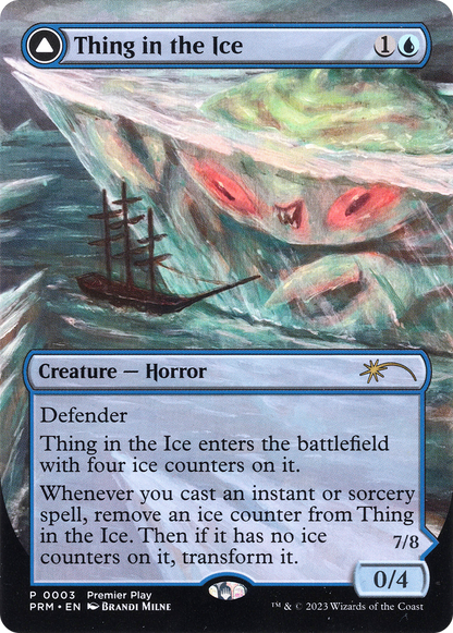 Thing in the Ice (PTP-003) - Regional Championship Qualifiers 2023: (convertdfc) (Borderless) Foil