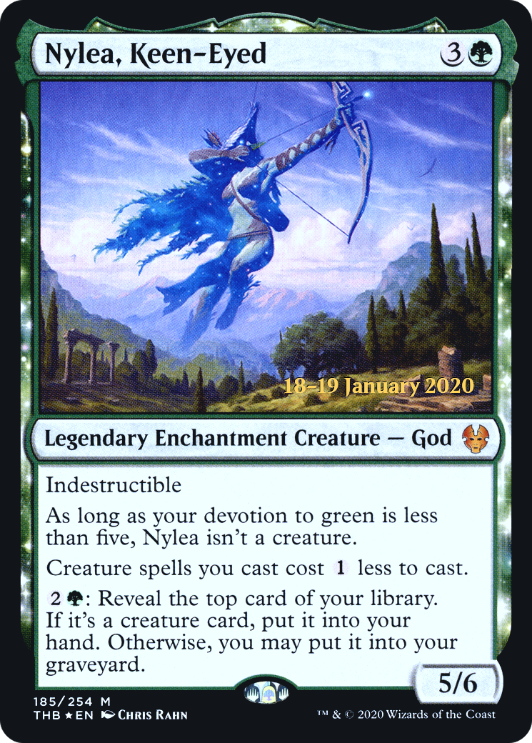 Nylea, l'œil vif (PTHB-185S) - Promos Theros Beyond Death : (enchantement) Foil