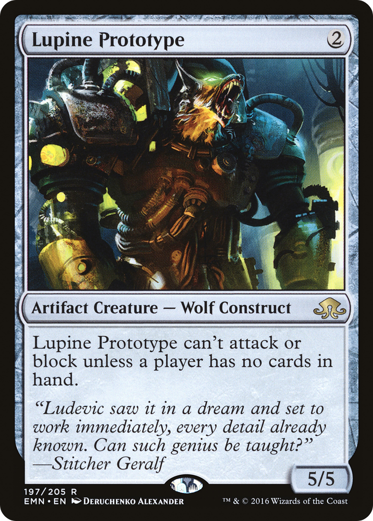 Prototype de Lupin (EMN-197) - Feuille de lune mystérieuse