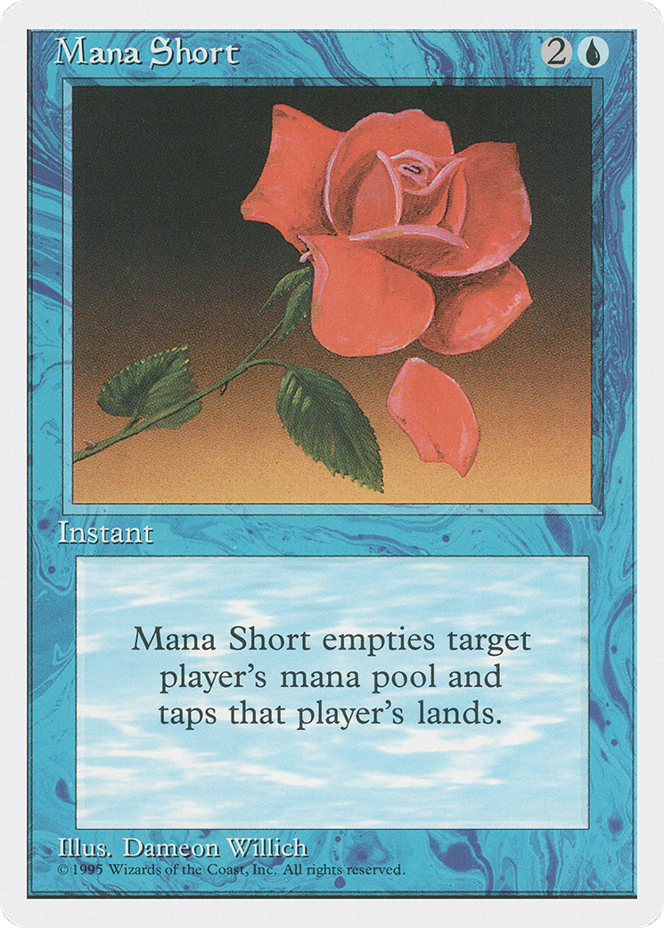 Mana Short (4ED-085) - Quatrième édition 
