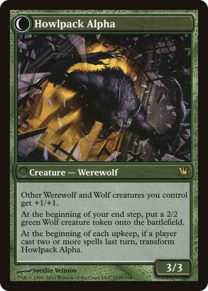 Maire d'Avabruck // Howlpack Alpha (ISD-193) - Innistrad : (Transformation double face) 