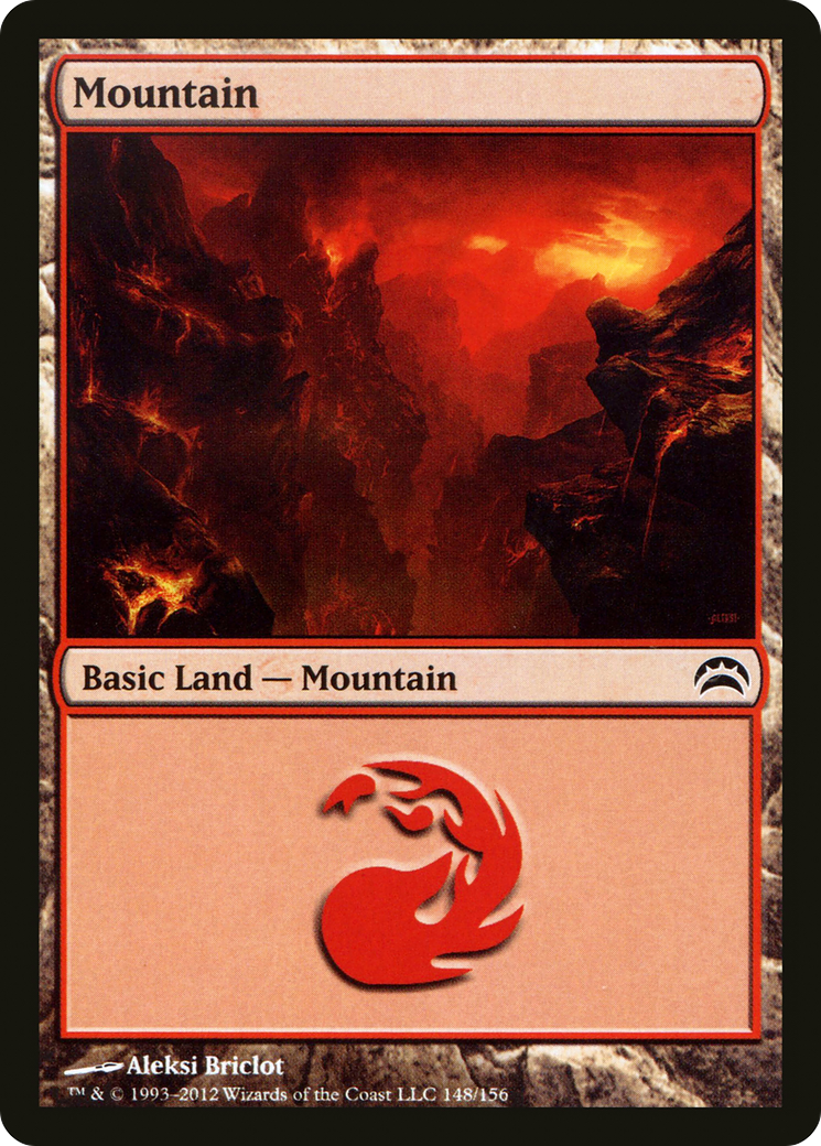 Mountain (148) (PC2-148) - Planechase 2012 Foil