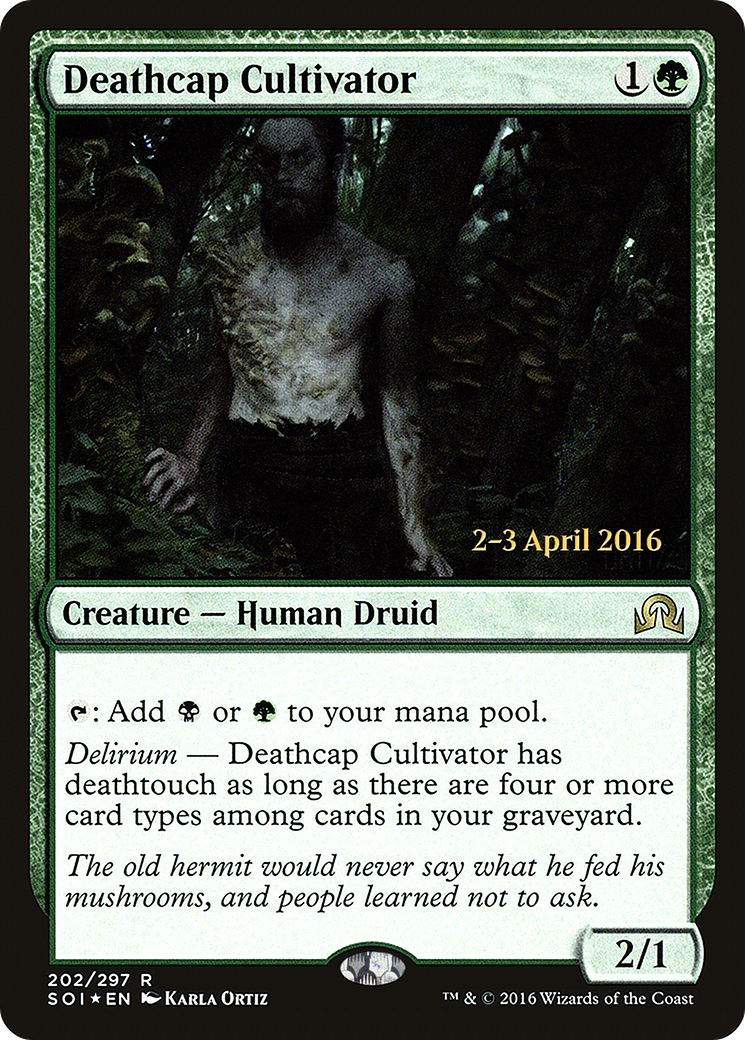 Deathcap Cultivator (PRE-202) - Shadows over Innistrad Promos Foil