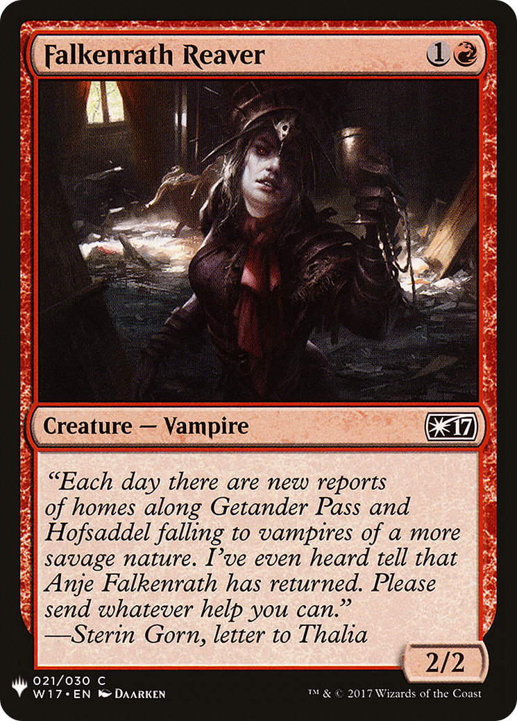 Falkenrath Reaver (LIST-021) - The List