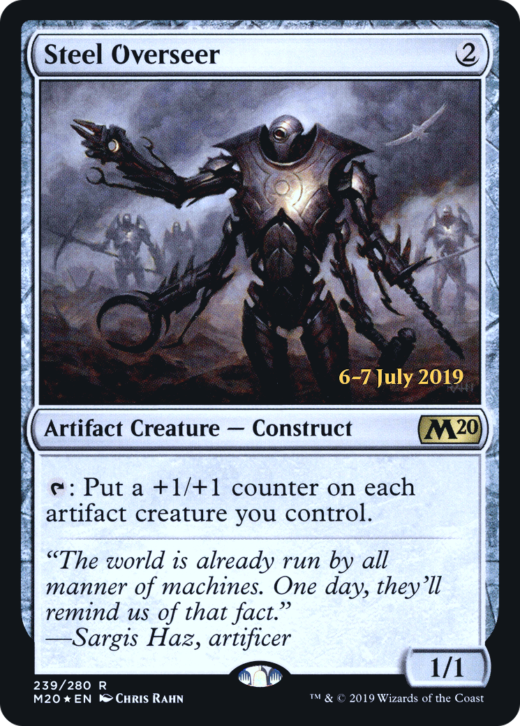 Steel Overseer (PRE-239S) - Core Set 2020 Promos Foil