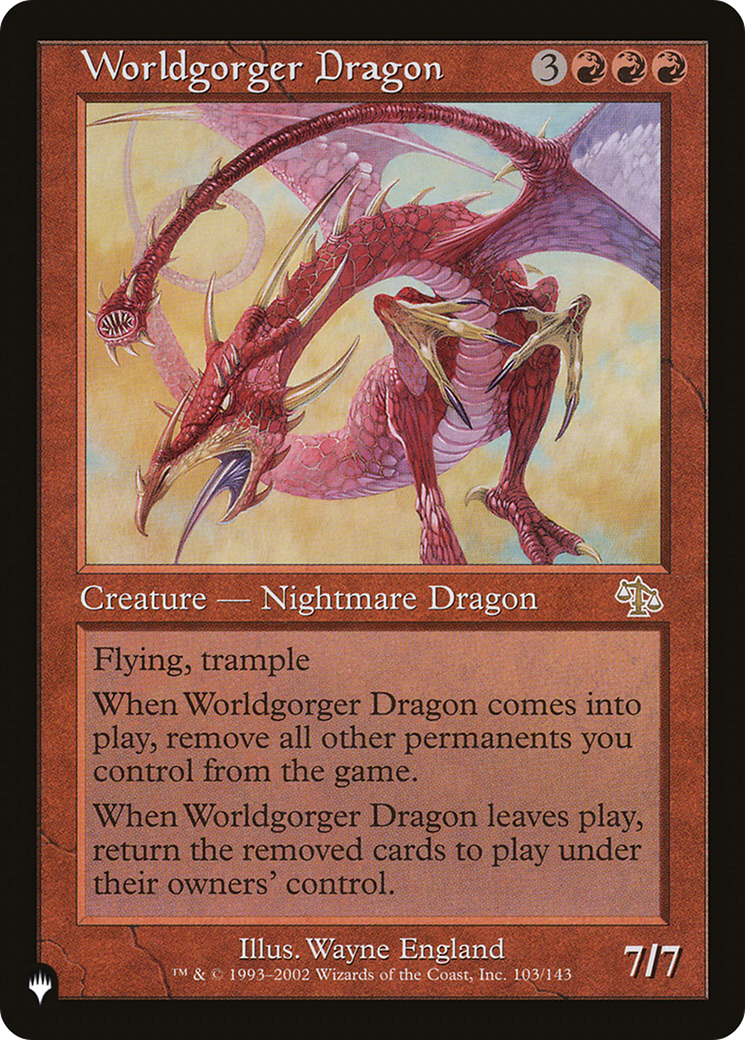 Worldgorger Dragon (LIST-103/143) - The List