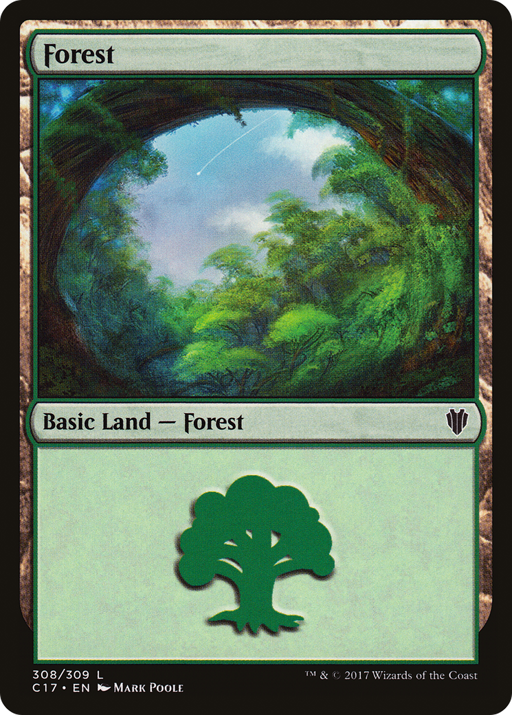 Forest (308) (C17-308) - Commander 2017