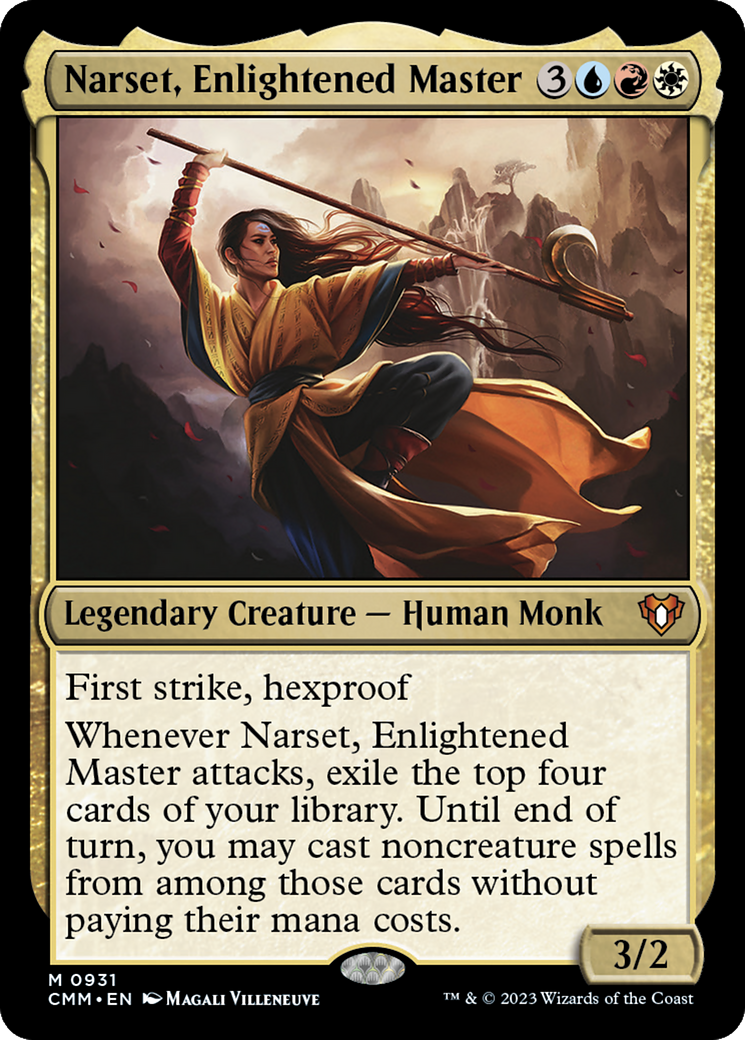 Narset, Enlightened Master (CMM-931) - Commander Masters