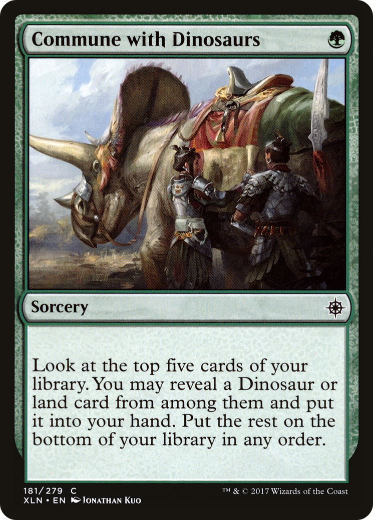 Communion avec les dinosaures (XLN-181) - Ixalan Foil
