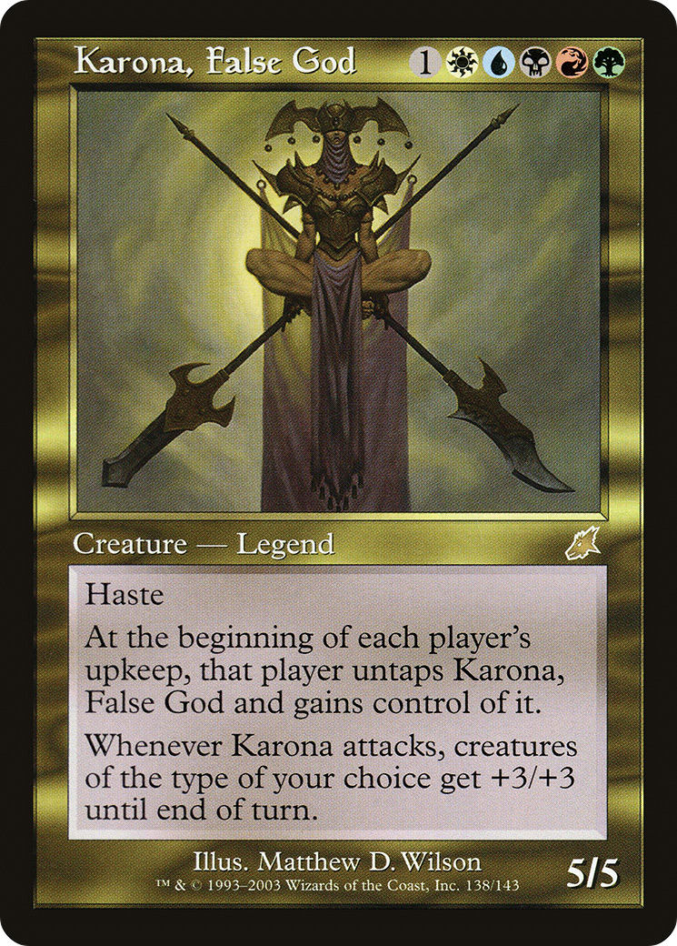 Karona, faux Dieu (SCG-138) - Fléau 