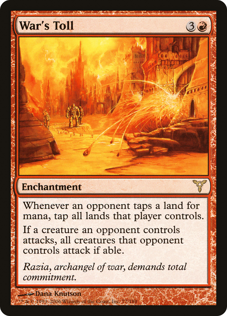 Le bilan de la guerre (DIS-077) - Dissension Foil 