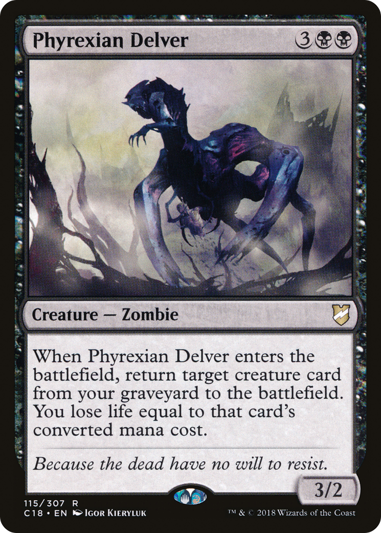 Phyrexian Delver (C18-115) - Commandant 2018 