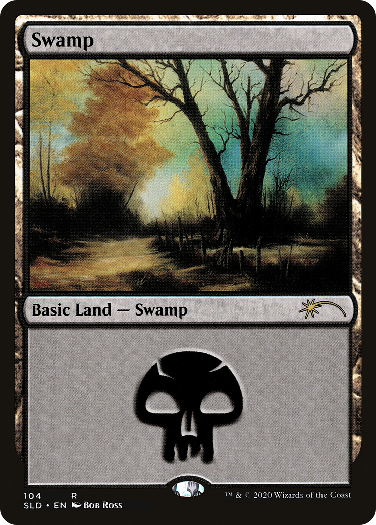 Swamp (104) (Bob Ross) (SLD-104) - Secret Lair Drop Foil