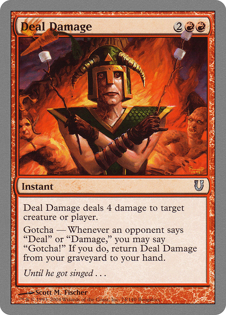 Infliger des dégâts (UNH-074) - Unhinged Foil 